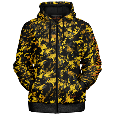 Chokefish™ Microfleece Zip-Up Hoodie Camouflage-017B